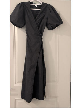grey smart dresses Gray Dress, Long Sleeve Dress, Casual Dress, Blouson Dress, Loose Dress, Knee Length Dress, Belted Dress, Pleated Dress, Women Midi Dress
